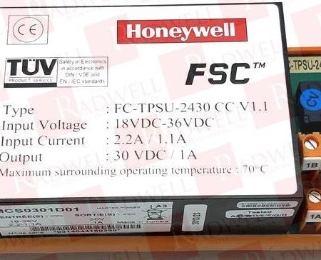 Tarjeta de control FC-TPSU-2430 V2.0 marca Honeywell